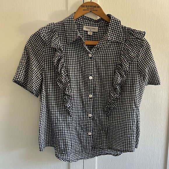 Sandy Liang for Target Gingham Blouse (S) - Picture 1 of 5